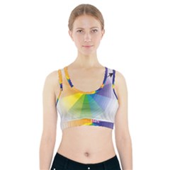 Colour Value Diagram Circle Round Sports Bra With Pocket by Mariart