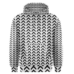 Chevron Triangle Black Men s Pullover Hoodie by Mariart