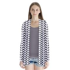 Chevron Triangle Black Cardigans by Mariart