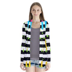 Cube Line Polka Dots Horizontal Triangle Pink Yellow Blue Green Black Flag Cardigans by Mariart