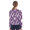 Diamond Key Stripe Purple Chevron Women s Long Sleeve Tee View2