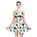 Flowers Duck Legs Line Reversible Skater Dress View1