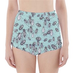 Cockroach Insects High-waisted Bikini Bottoms by Mariart