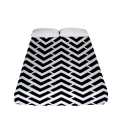 Funky Chevron Stripes Triangles Fitted Sheet (full/ Double Size)