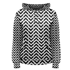 Funky Chevron Stripes Triangles Women s Pullover Hoodie by Mariart