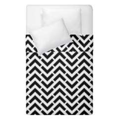 Funky Chevron Stripes Triangles Duvet Cover Double Side (single Size)