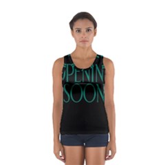 Opening Soon Sign Women s Sport Tank Top 