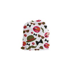 Lip Hat Vector Hipster Example Image Star Sexy Drawstring Pouches (xs)  by Mariart