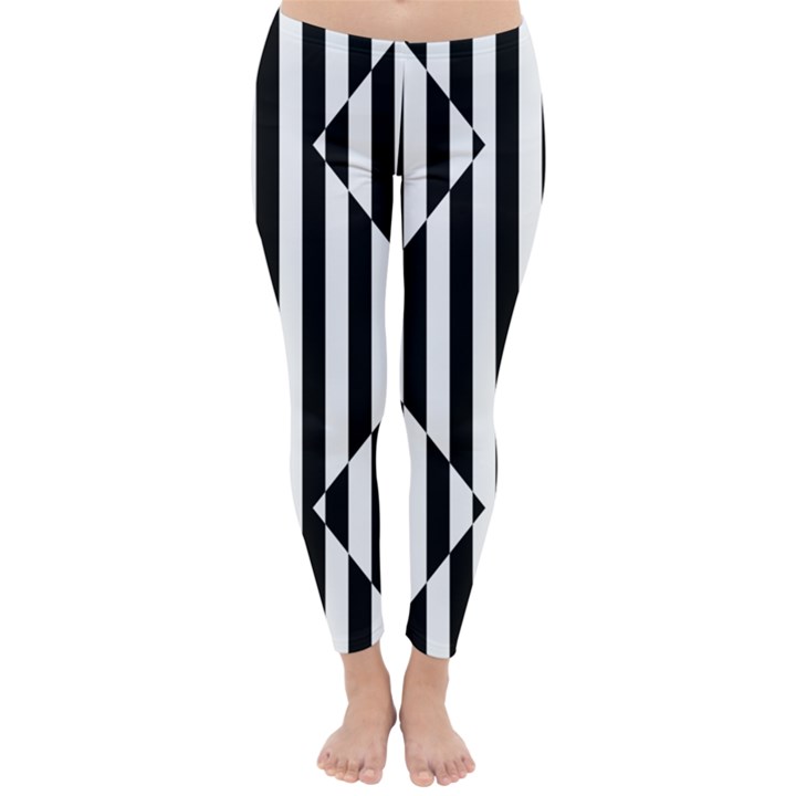 Optical Illusion Inverted Diamonds Classic Winter Leggings