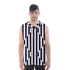 Optical Illusion Inverted Diamonds Men s Basketball Tank Top by Mariart