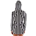 Optical Illusion Inverted Diamonds Women s Long Sleeve Hooded T-shirt View2