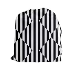 Optical Illusion Inverted Diamonds Drawstring Pouches (xxl)