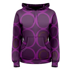 Original Circle Purple Brown Women s Pullover Hoodie by Mariart