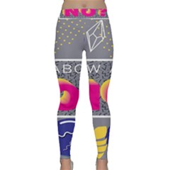 Polka Dots Waves Leaf Circle Behance Feelings Beauty Classic Yoga Leggings by Mariart