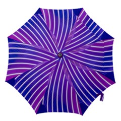 Rays Light Chevron Blue Purple Line Light Hook Handle Umbrellas (medium)