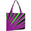 Rays Light Chevron Purple Green Black Mini Tote Bag View2