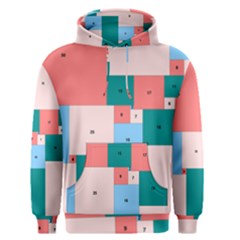 Simple Perfect Squares Squares Order Men s Pullover Hoodie by Mariart