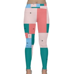 Simple Perfect Squares Squares Order Classic Yoga Leggings by Mariart