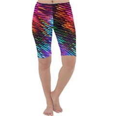 Rainbow Shake Light Line Cropped Leggings 