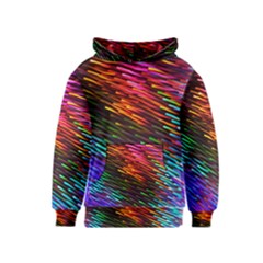 Rainbow Shake Light Line Kids  Pullover Hoodie by Mariart