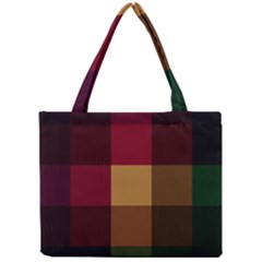 Stripes Plaid Color Mini Tote Bag by Mariart