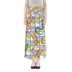 Snakes Ladders Game Board Maxi Skirts