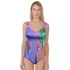 Triangle Wave Rainbow Princess Tank Leotard 