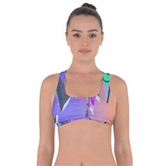 Triangle Wave Rainbow Got No Strings Sports Bra