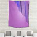 Verre Bleu Wave Chevron Waves Purple Medium Tapestry View2