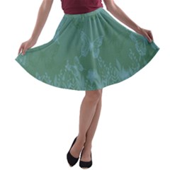 Field Of Butterflies A-line Skater Skirt by SandyRichter