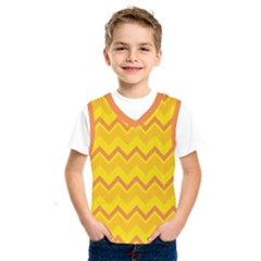 Zigzag (orange And Yellow) Kids  Sportswear by berwies