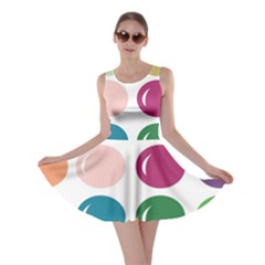 Brights Pastels Bubble Balloon Color Rainbow Skater Dress by Mariart