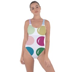 Brights Pastels Bubble Balloon Color Rainbow Bring Sexy Back Swimsuit by Mariart