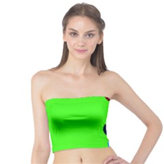 Egg Line Rainbow Green Tube Top by Mariart