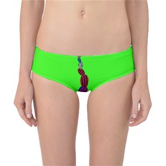 Egg Line Rainbow Green Classic Bikini Bottoms by Mariart