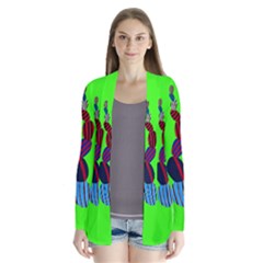 Egg Line Rainbow Green Cardigans by Mariart