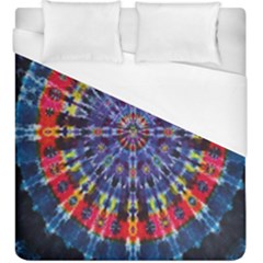 Circle Purple Green Tie Dye Kaleidoscope Opaque Color Duvet Cover (king Size) by Mariart