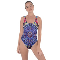 Circle Purple Green Tie Dye Kaleidoscope Opaque Color Bring Sexy Back Swimsuit by Mariart