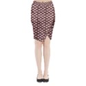 Chocolate Pink Hearts Gift Wrap Midi Wrap Pencil Skirt View1