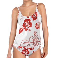 Hawaiian Flower Red Sunflower Tankini