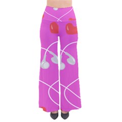 Heart Love Pink Red Pants by Mariart