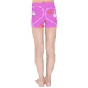 Heart Love Pink Red Kids Sports Shorts View2