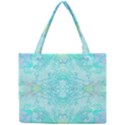 Green Tie Dye Kaleidoscope Opaque Color Mini Tote Bag View1