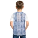 Indigo Grey Tie Dye Kaleidoscope Opaque Color Kids  SportsWear View2