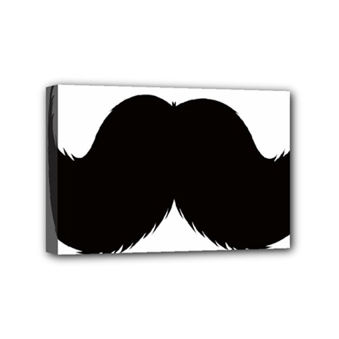 Mustache Owl Hair Black Man Mini Canvas 6  X 4 