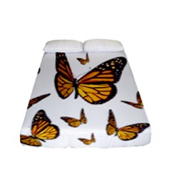 Butterfly Spoonflower Fitted Sheet (full/ Double Size) by Mariart