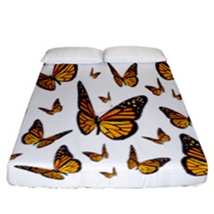 Butterfly Spoonflower Fitted Sheet (california King Size) by Mariart