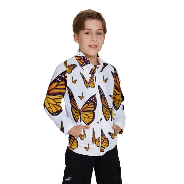 Butterfly Spoonflower Wind Breaker (Kids)