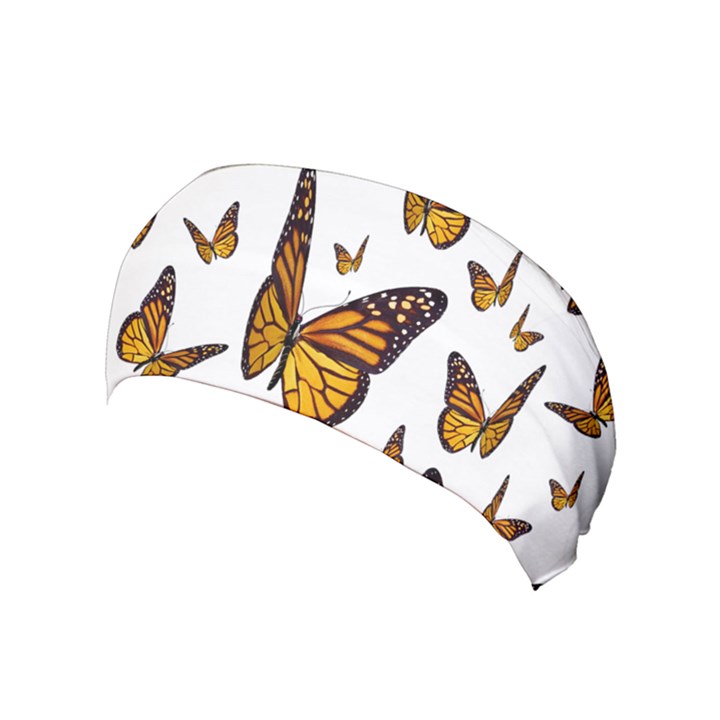 Butterfly Spoonflower Yoga Headband