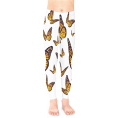 Butterfly Spoonflower Kids  Leggings 